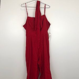 NWT leith women’s XL red romper